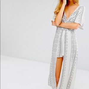 Pull & bear romper overlay with skirt